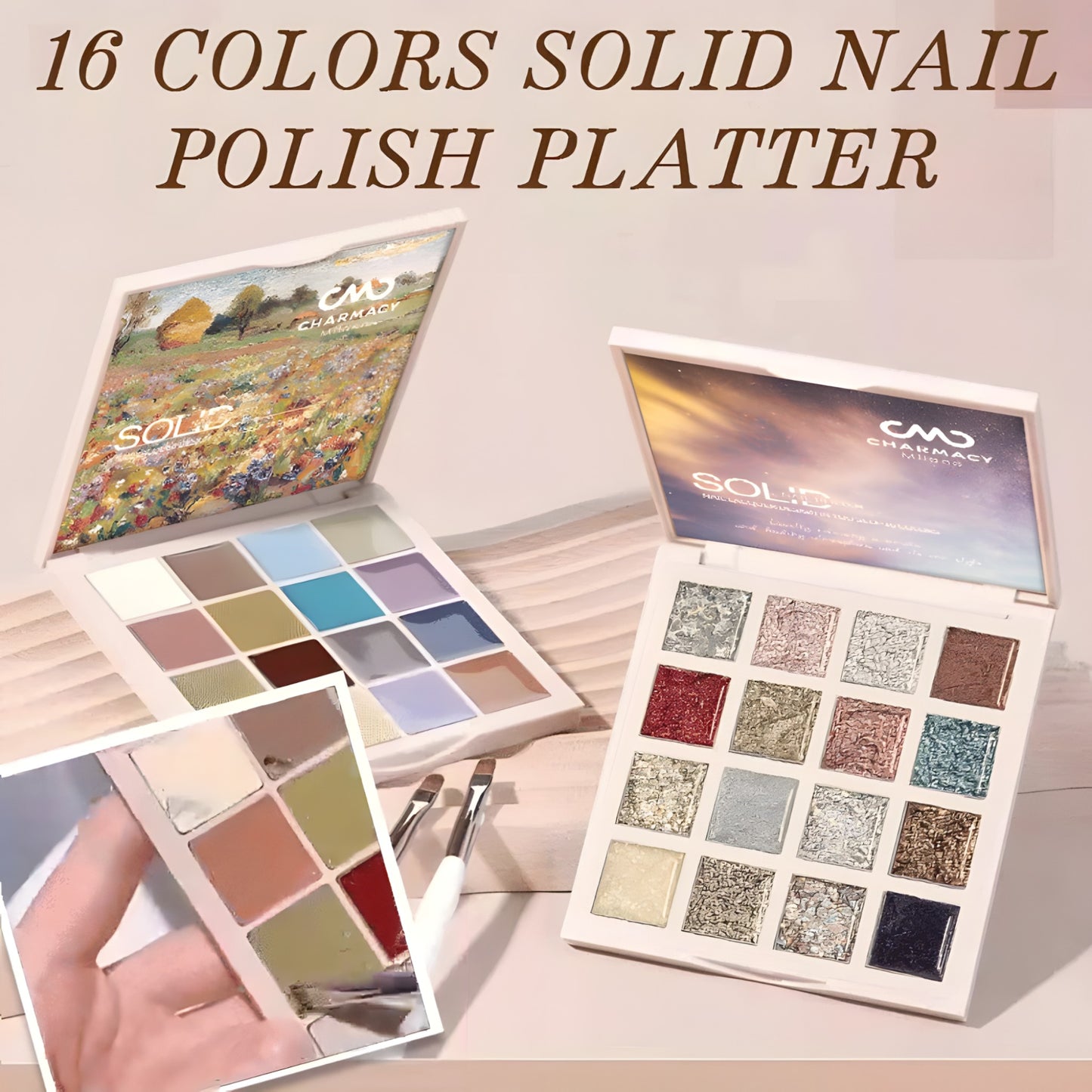 Nail Art Solid Pigment Palette