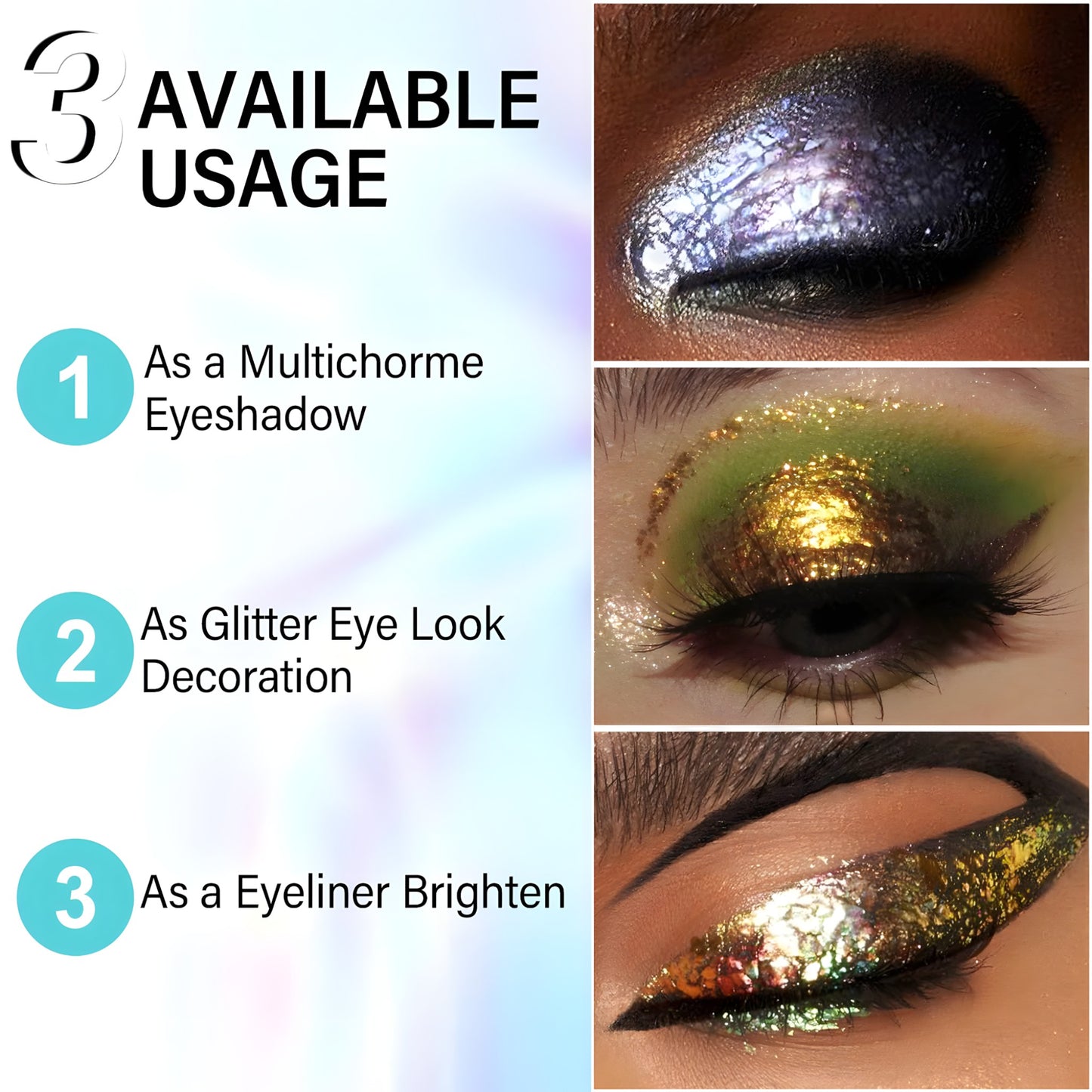 Multi-chrome Pressed Pigment | Vegan Formula